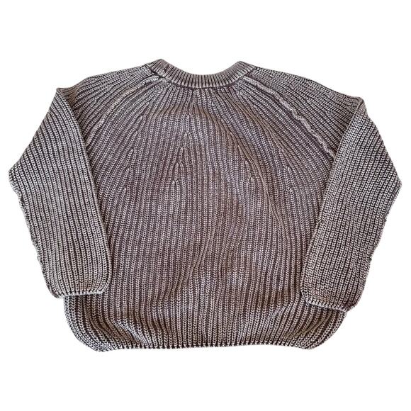 Womens Sweaters Size Small Pull Over Cable Knit Raglan Sleeve Outdoors Casual - Picture 4 of 6